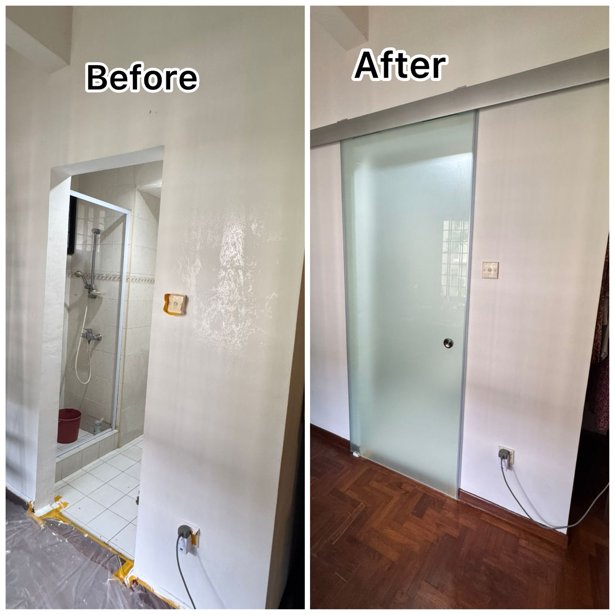 Frosted Glass Sliding Door Installation Service in Singapore – Modern, Stylish & Space-Saving Solutions